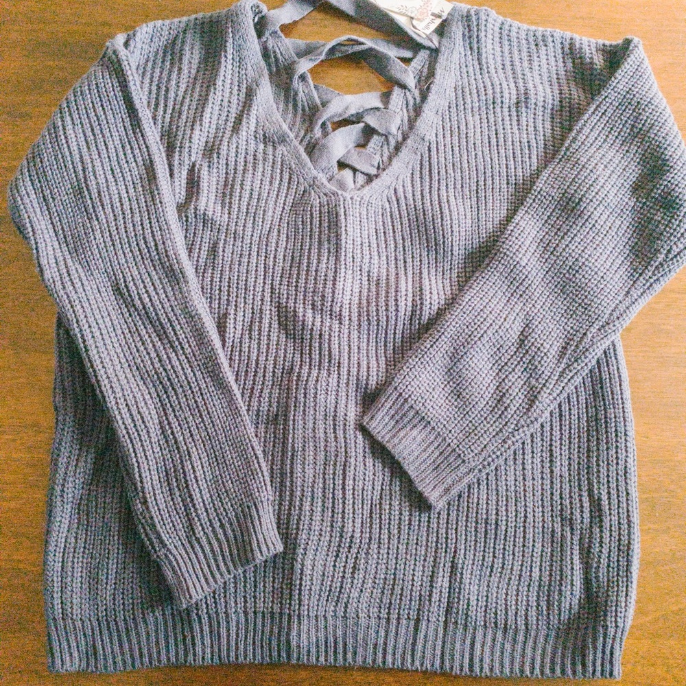Navy blue sweater